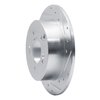 631-21010R Drilled/Slotted Brake Rotor [Silver], 2007-2012 Kia/Hyundai/Genesis, Position: Rear Right - image 2