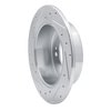 631-21010R Drilled/Slotted Brake Rotor [Silver], 2007-2012 Kia/Hyundai/Genesis, Position: Rear Right - image 4