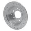 631-21013L Drilled/Slotted Brake Rotor [Silver], 2010-2013 Kia/Hyundai/Genesis, Position: Rear Left - image 4