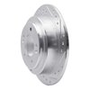 631-21017R Drilled/Slotted Brake Rotor [Silver], 2004-2006 Kia/Hyundai/Genesis, Position: Rear Right - image 2