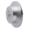 631-21021L Drilled/Slotted Brake Rotor [Silver], 2003-2006 Kia/Hyundai/Genesis, Position: Rear Left - image 2