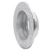 631-21024R Drilled/Slotted Brake Rotor [Silver], 2006-2014 Kia/Hyundai/Genesis, Position: Rear Right - image 4