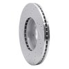 631-21028R Drilled/Slotted Brake Rotor [Silver], 2009-2010 Kia/Hyundai/Genesis, Position: Front Right - image 4