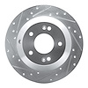 631-21029L Drilled/Slotted Brake Rotor [Silver], 2015-2020 Kia/Hyundai/Genesis, Position: Rear Left - image 1