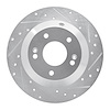631-21029R Drilled/Slotted Brake Rotor [Silver], 2015-2020 Kia/Hyundai/Genesis, Position: Rear Right - image 1