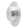 631-21029R Drilled/Slotted Brake Rotor [Silver], 2015-2020 Kia/Hyundai/Genesis, Position: Rear Right - image 2