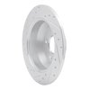 631-21029R Drilled/Slotted Brake Rotor [Silver], 2015-2020 Kia/Hyundai/Genesis, Position: Rear Right - image 4