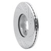 631-21031L Drilled/Slotted Brake Rotor [Silver], 2015-2021 Kia/Hyundai/Genesis, Position: Front Left - image 4