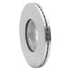 631-21031R Drilled/Slotted Brake Rotor [Silver], 2015-2021 Kia/Hyundai/Genesis, Position: Front Right - image 4