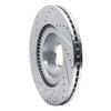 631-21035R Drilled/Slotted Brake Rotor [Silver], 2017-2020 Kia/Hyundai/Genesis, Position: Front Right - image 4