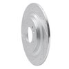 631-21036L Drilled/Slotted Brake Rotor [Silver], Fits Select Kia/Hyundai/Genesis, Position: Rear Left - image 2
