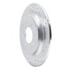 631-21042R Drilled/Slotted Brake Rotor [Silver], Fits Select Kia/Hyundai/Genesis, Position: Rear Right - image 2