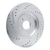 631-21043R Drilled/Slotted Brake Rotor [Silver], Fits Select Kia/Hyundai/Genesis, Position: Rear Right - image 4