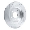 631-21047R Drilled/Slotted Brake Rotor [Silver], Fits Select Kia/Hyundai/Genesis, Position: Rear Right - image 4