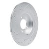 631-21049R Drilled/Slotted Brake Rotor [Silver], Fits Select Kia/Hyundai/Genesis, Position: Rear Right - image 4