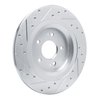 631-21054R Drilled/Slotted Brake Rotor [Silver], Fits Select Kia/Hyundai/Genesis, Position: Rear Right - image 4