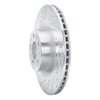 631-26007L Drilled/Slotted Brake Rotor [Silver], Fits Select Tesla, Position: Front Left - image 2