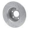631-27000R Drilled/Slotted Brake Rotor [Silver], 1967-1972 Volvo, Position: Front Right - image 4