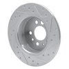 631-27006L Drilled/Slotted Brake Rotor [Silver], 1974-1997 Volvo, Position: Rear Left - image 4