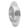 631-27014R Drilled/Slotted Brake Rotor [Silver], 1988-1994 Volvo, Position: Rear Right - image 4