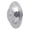 631-27034R Drilled/Slotted Brake Rotor [Silver], 2007-2010 Volvo, Position: Rear Right - image 2