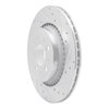 631-27039R Drilled/Slotted Brake Rotor [Silver], 2003-2014 Volvo, Position: Rear Right - image 2