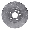 631-27041L Drilled/Slotted Brake Rotor [Silver], 2007-2018 Multiple Makes/Models, Position: Front Left - image 1