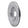 631-27060R Drilled/Slotted Brake Rotor [Silver], 2008-2018 Volvo, Position: Rear Right - image 4