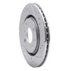 631-28003R Drilled/Slotted Brake Rotor [Silver], 1989-1991 Peugeot, Position: Front Right - image 2