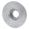 631-31000L Drilled/Slotted Brake Rotor [Silver], 1967-1976 BMW, Position: Front Left - image 4