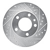 631-31012R Drilled/Slotted Brake Rotor [Silver], 1982-1989 BMW, Position: Front Right - image 1