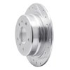 631-31016R Drilled/Slotted Brake Rotor [Silver], 1981-1986 BMW, Position: Rear Right - image 2