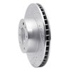 631-31020L Drilled/Slotted Brake Rotor [Silver], 1987-1995 BMW, Position: Front Left - image 2