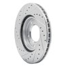 631-31022R Drilled/Slotted Brake Rotor [Silver], 1988-1991 BMW, Position: Front Right - image 4
