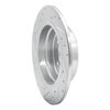 631-31024R Drilled/Slotted Brake Rotor [Silver], 1989-1995 BMW, Position: Rear Right - image 4