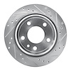 631-31025R Drilled/Slotted Brake Rotor [Silver], 1988-1994 BMW, Position: Rear Right - image 1