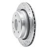 631-31025R Drilled/Slotted Brake Rotor [Silver], 1988-1994 BMW, Position: Rear Right - image 2