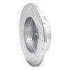 631-31026R Drilled/Slotted Brake Rotor [Silver], 1988-1991 BMW, Position: Rear Right - image 4