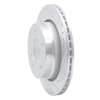 631-31042R Drilled/Slotted Brake Rotor [Silver], 1996-2005 BMW, Position: Rear Right - image 2