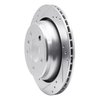 631-31044L Drilled/Slotted Brake Rotor [Silver], 1996-2003 BMW, Position: Rear Left - image 2