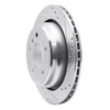 631-31044R Drilled/Slotted Brake Rotor [Silver], 1996-2003 BMW, Position: Rear Right - image 2