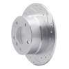 631-31045R Drilled/Slotted Brake Rotor [Silver], 1996-2002 BMW, Position: Rear Right - image 2