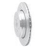 631-31066R Drilled/Slotted Brake Rotor [Silver], 2004-2010 BMW, Position: Rear Right - image 2