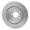631-31070R Drilled/Slotted Brake Rotor [Silver], 2006-2015 BMW, Position: Rear Right - image 4