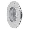 631-31075R Drilled/Slotted Brake Rotor [Silver], 2006-2010 BMW, Position: Rear Right - image 4