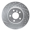 631-31103L Drilled/Slotted Brake Rotor [Silver], 2011-2016 BMW, Position: Front Left - image 1