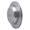 631-31117R Drilled/Slotted Brake Rotor [Silver], 2013-2020 BMW, Position: Rear Right - image 2
