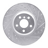 631-31130R Drilled/Slotted Brake Rotor [Silver], Fits Select Multiple Makes/Models, Position: Rear Right