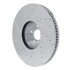 631-31131D Drilled/Slotted Brake Rotor [Silver], Fits Select BMW, Position: Right Front - image 4