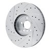 631-31134D Drilled/Slotted Brake Rotor [Silver], Fits Select Multiple Makes/Models, Position: Left Front - image 4